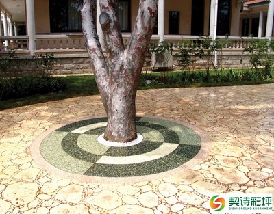 上海契詩(shī)壓模地坪與生態(tài)透水地坪 廠(chǎng)家直銷(xiāo)，打造綠色景觀(guān)新選擇